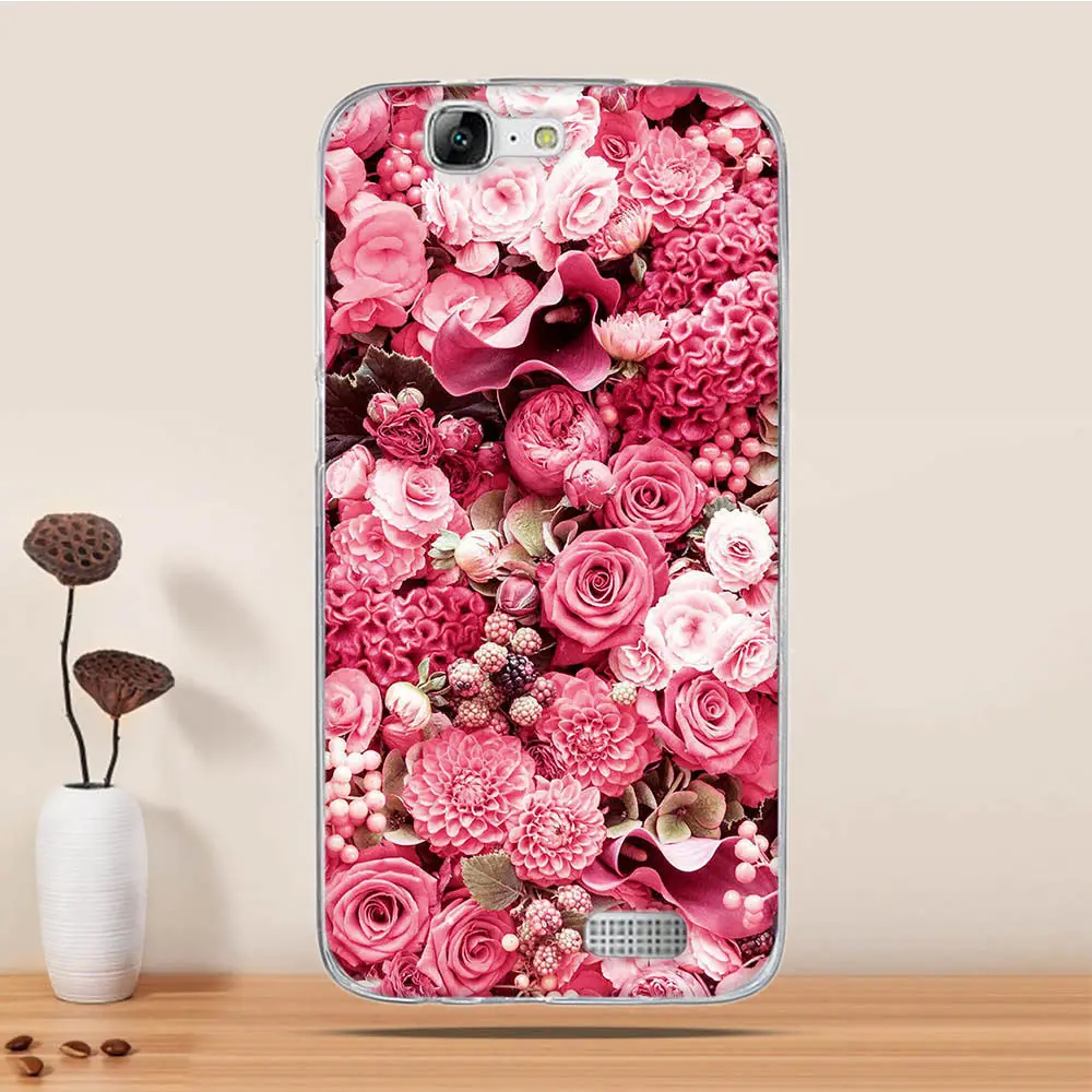 4 Для huawei Ascend G7 чехол силиконовый чехол для huawei G7 крышка Симпатичные, из мягкого ТПУ Fundas для huawei Ascend G7 C199 5," чехол Coque Капа - Цвет: 4