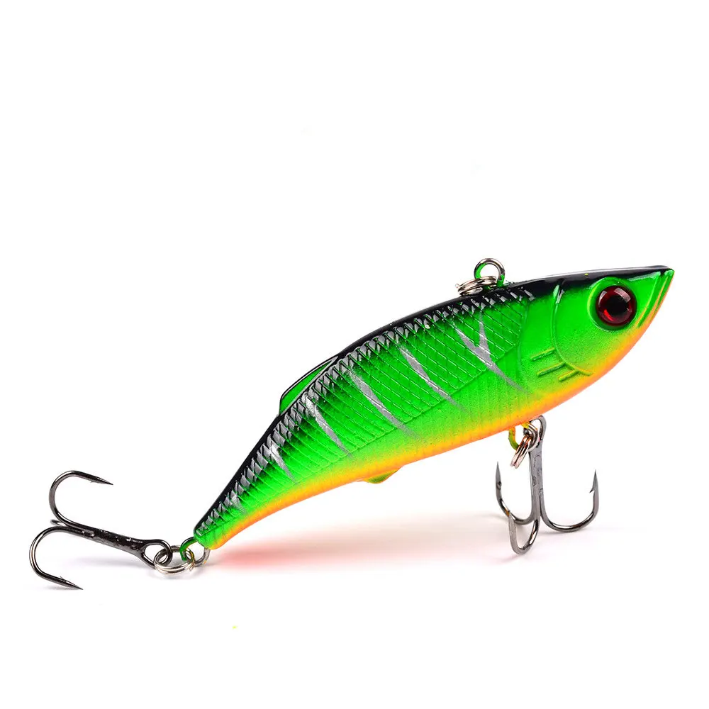 1 шт. 8 см 9 7g жесткие приманки VIB рыбалки Minnow тройниками опускается на дно Crankbait