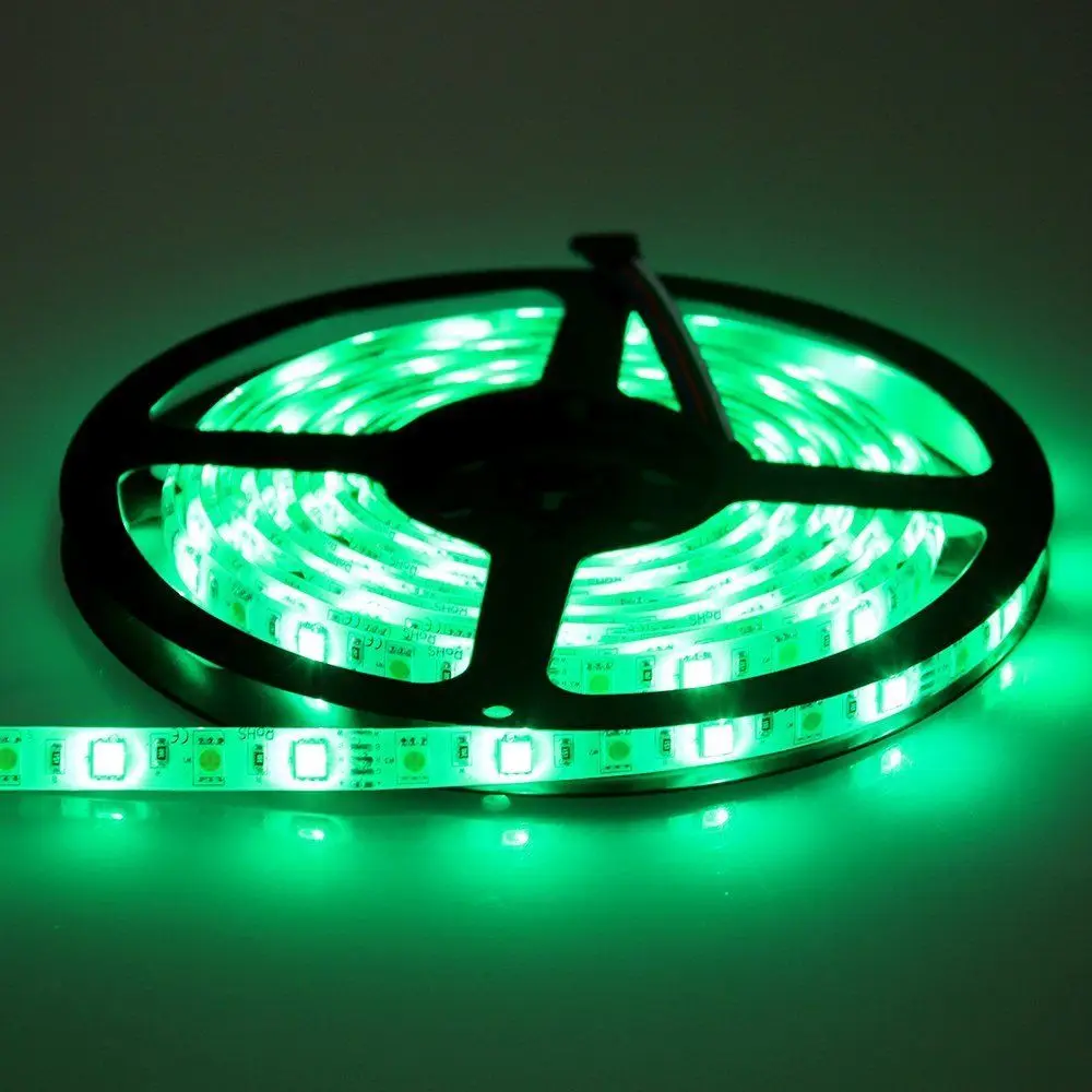 5 М RGB SMD 5050 Водонепроницаемый/Не Водонепроницаемый светодиодные гибкие плоские