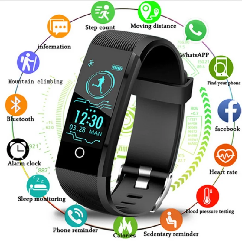 Детские Смарт часы с браслетом детские для девочек и мальчиков