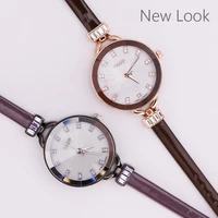 julius womens watch japan quartz mother of pearl hours top fine fashion bracelet real leather rhinestone girl%e2%80%99s birthday gift