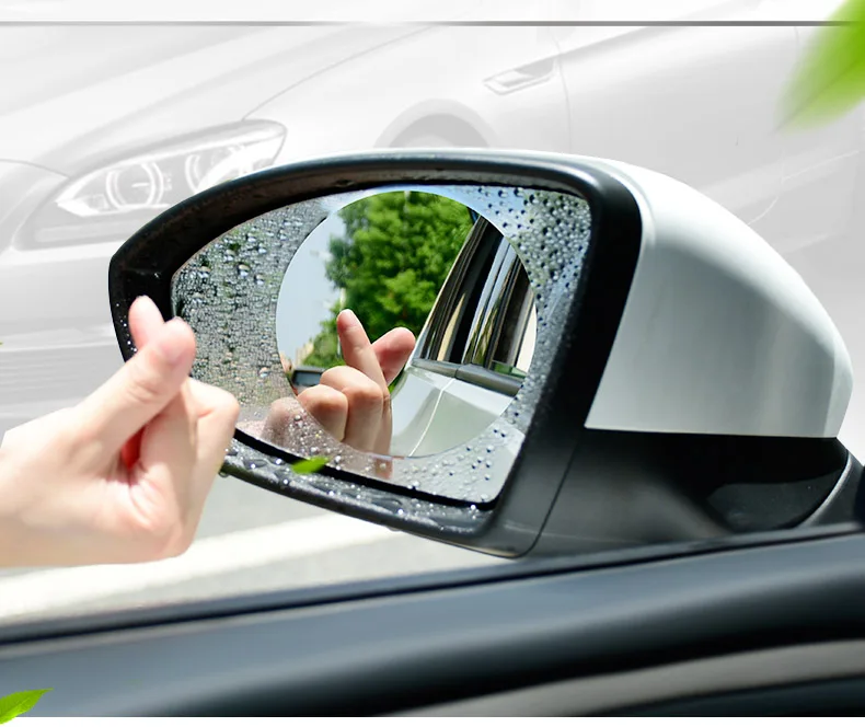 Автомобильное зеркало заднего вида 2 шт. непромокаемая пленка боковое стекло