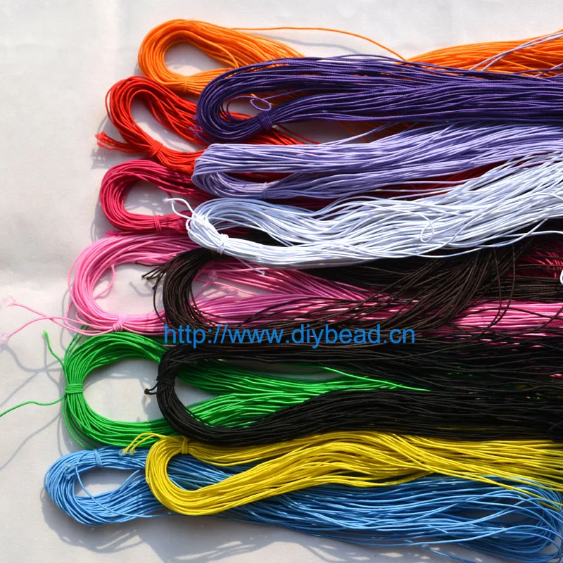 Эластичный Шнур для бисероплетения шнур изготовления браслетов 12 цветов 25