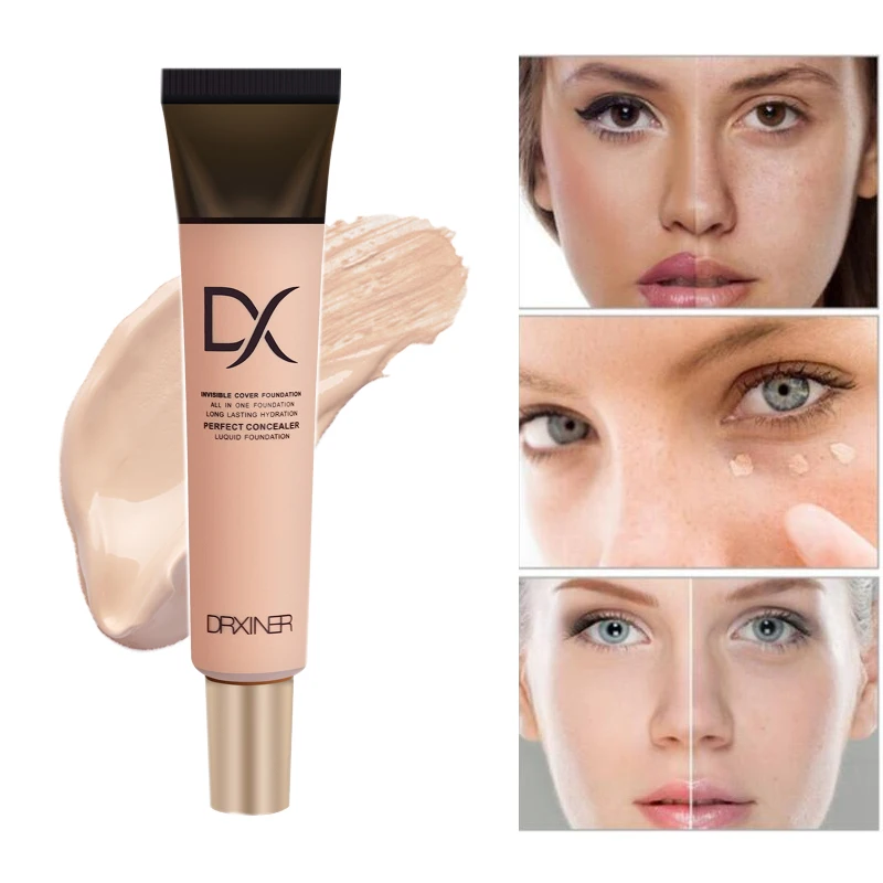 

DRXINER liquid foundation base foundation Face Base Makeup Full Coverage Concealer Whitening Primer BB Cream foundation makeup