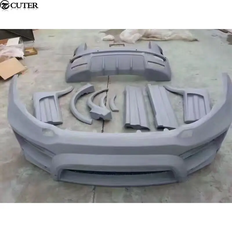 Комплект широкого кузова автомобиля из искусственной кожи неокрашенный