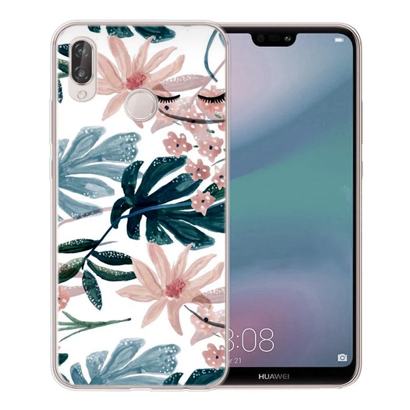 Чехол для Huawei Honor 7A 8A 8X 8C 9 10 Mate 20 P9 P10 lite/P8 Lite Y5 II Nova 3 Мягкая Краска TPU чехол с