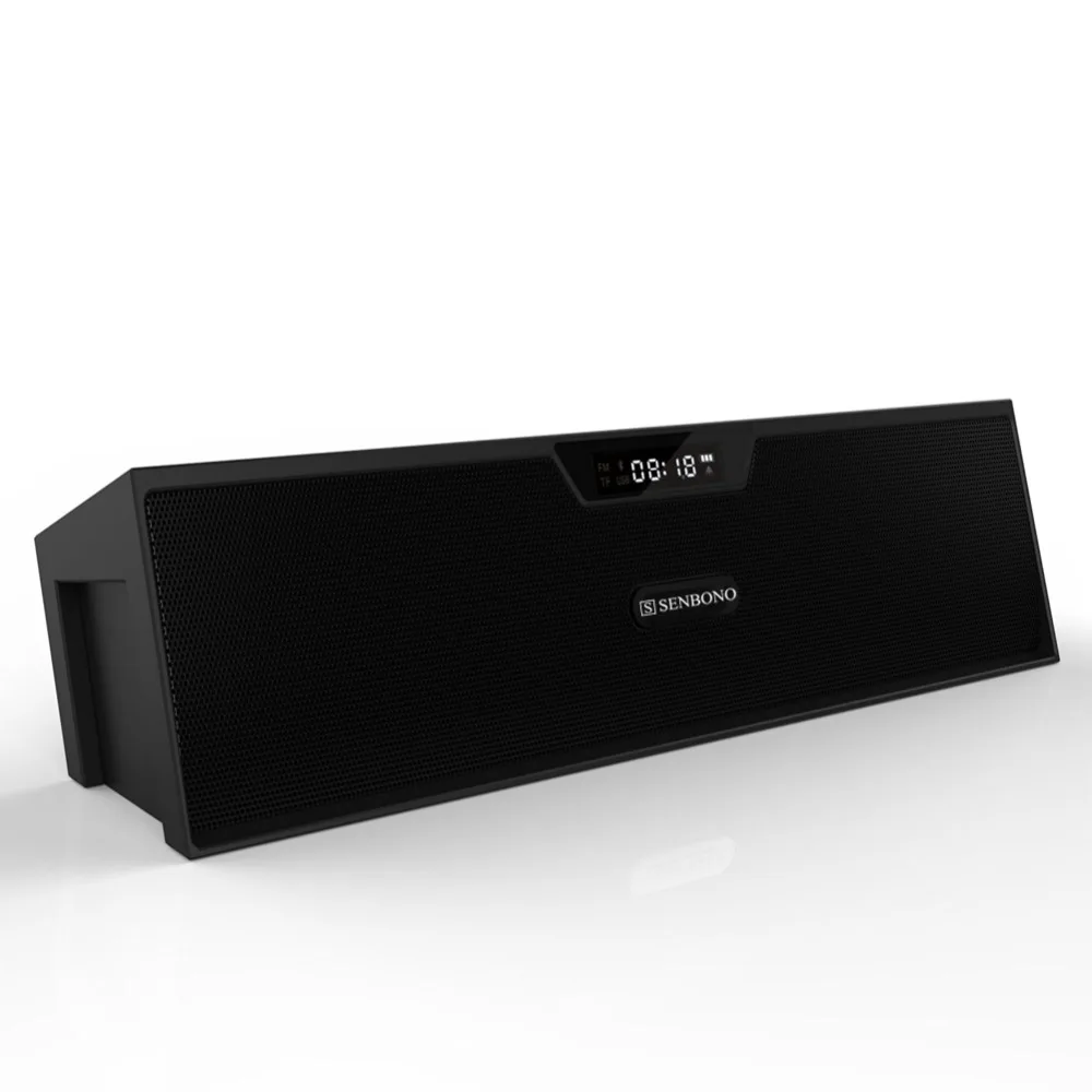 Умные часы SENBONO SDY019 Портативный Беспроводной Bluetooth колонки FM радио открытый Louds с светодиодный Время Дисплей будильник громкоговоритель