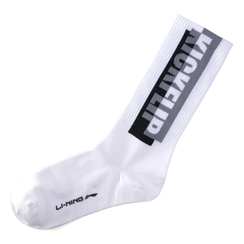 Li Ning/мужские спортивные носки удобные 24 26 см хлопок полиэстер акрил спандекс с