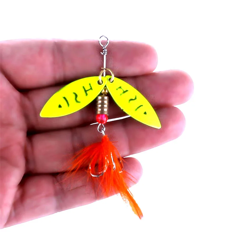 

Hengjia 1 шт. жесткий Троллинг Spinnerbaits воблеры искусственные Spinner ложки лезвие пайетки PESCA рыболовные снасти