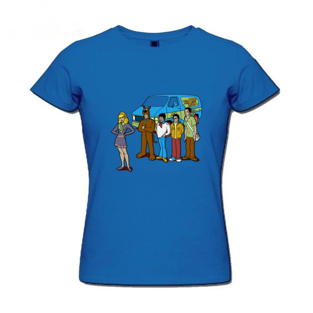 Женская футболка The Science Machine Big Bang Theory 100% хлопковые рубашки с коротким рукавом