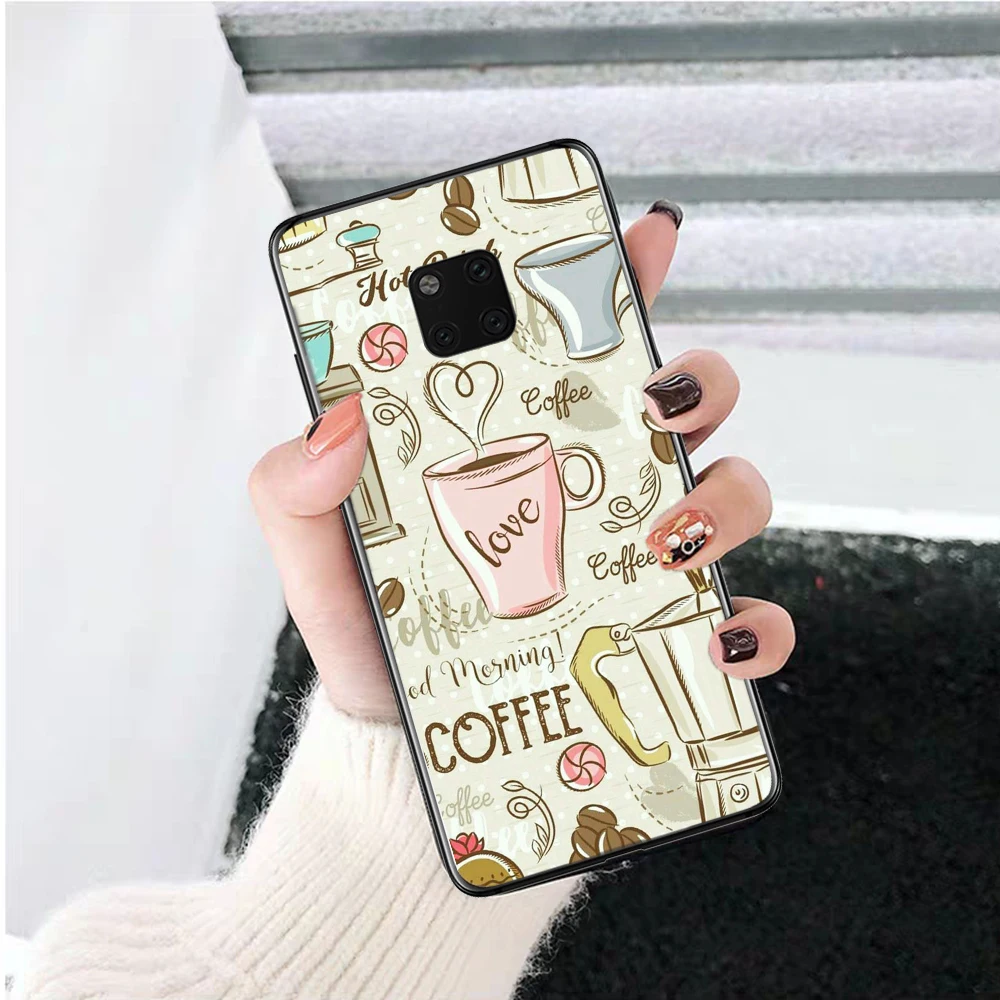 Lavaza Кофе условия высокого качества силиконовый чехол для huawei Коврики 10 Pro 20 30 Lite Y5 Y6 Y7 Y9 Prime