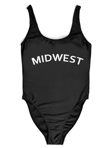 

Midwest Free shipping High-cut Women Jumpsuit One-Piece Swimwear Backless Swimsuit Bodysuit Bathing Suits Beachwear