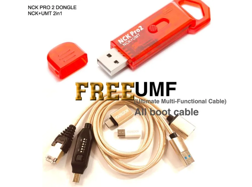 NCK PRO 2 dongle + UMT в 1 Free UMF All boot cable|Наборы для ремонта мобильных телефонов| |