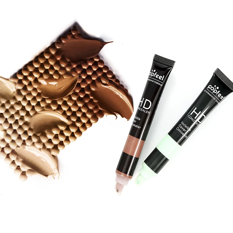 Основа для макияжа блестящий крем-консилер основа с полным покрытием темные