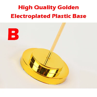 Golden Plastic YAZANIE 14*21 см, флаг из Новой Зеландии, флаг с подставкой, индийский настольный флаг, флаг Германии, полиэстер, ручные флаги на заказ - Цвет: Golden Plastic