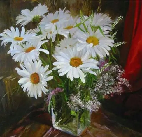 Полная квадратная алмазная вышивка абстрактные цветы Поппи 5d diy живопись