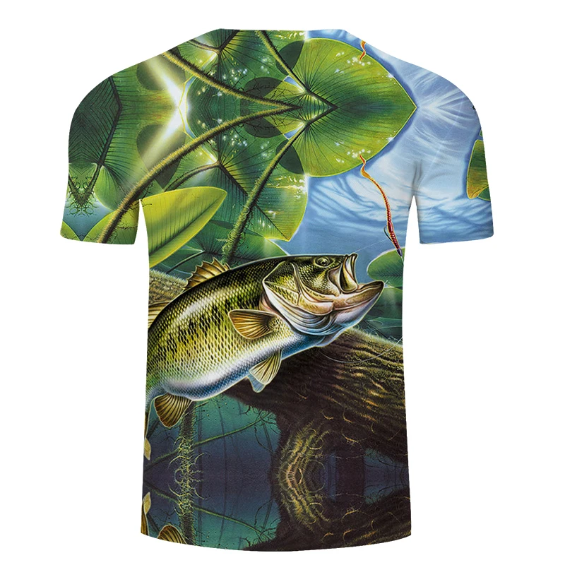 Рыба 3 d футболка Модальная забавная Щука печать цифровая Мужская и женская s хип