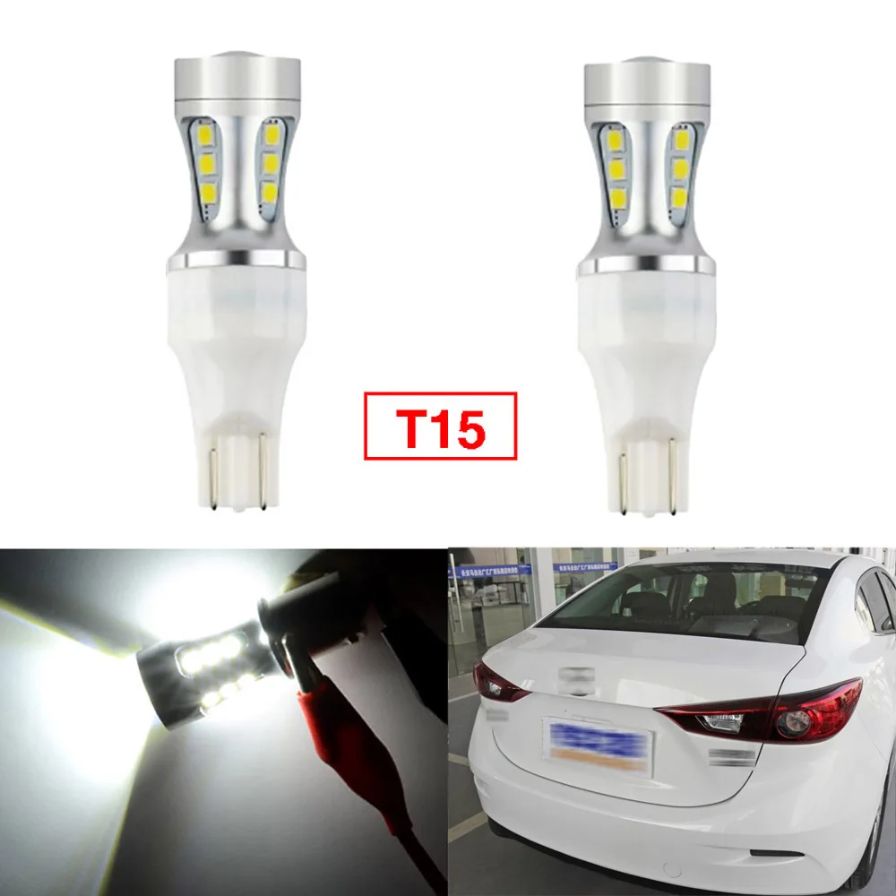 Ownsun 2 шт. без ошибок светодиодный задний фонарь T15 для Mazda 3 2006-2010 | Автомобили и