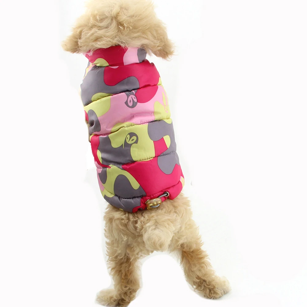 Водонепроницаемый Камуфляжный собачий Щенячий жилет для питомцев куртка