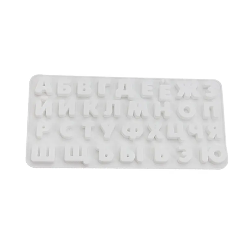 Silicone Baking 3D Alphabet Russian Letters Cookie Chocolate Fondant Mold Candy Cake Decorating Sugar Craft Molds Tools | Дом и сад