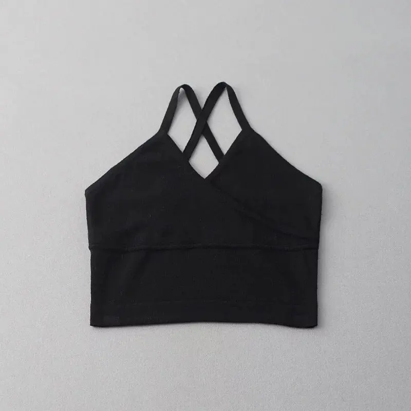 VOGUE!N New Petites Womens/Juniors Sexy Cross Detail Knit Sweater Tops Crop Top Wholesale 4 Colors |