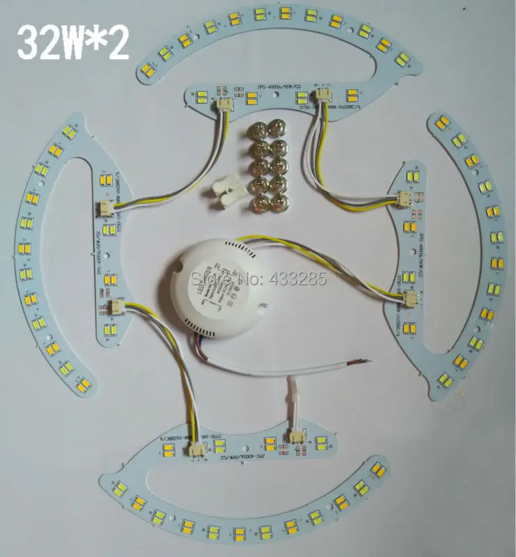 Двухцветная светодиодная лампа SMD5730 8 Вт * 2 16 24 32 3000K 4000K