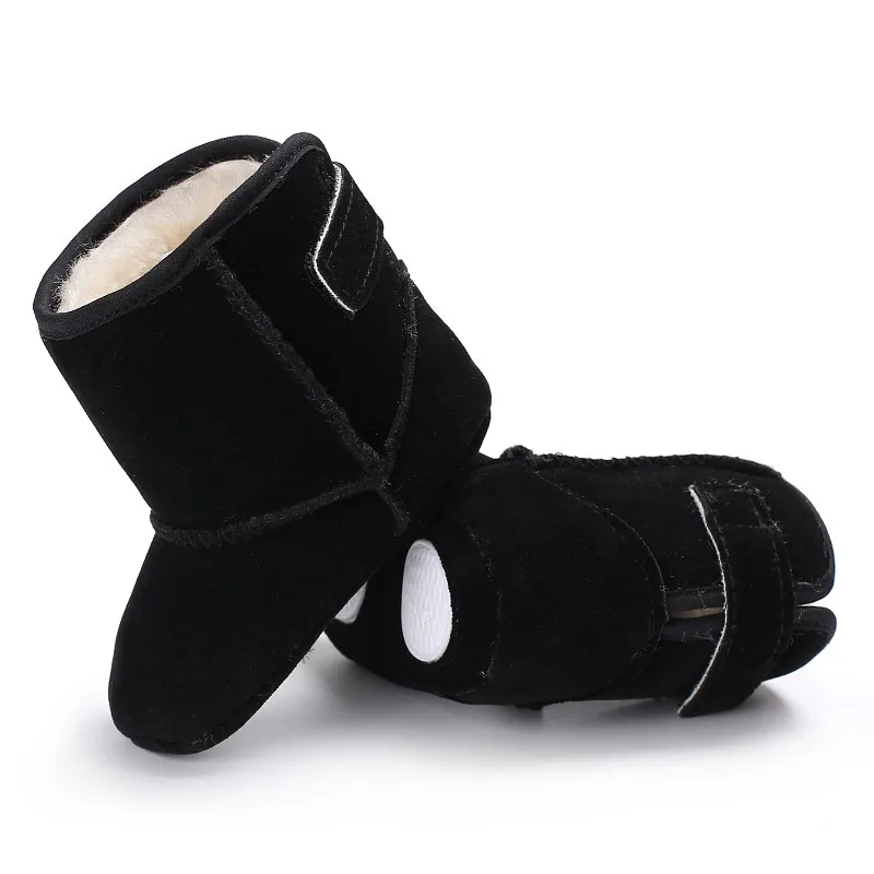 Классическая обувь для маленьких девочек сезон осень-зима плюшевые толстые