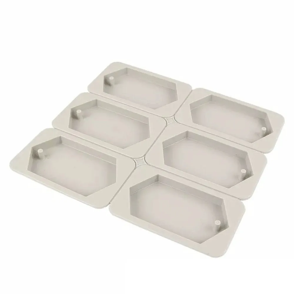 6 Полость Курильницы формы для изготовления мыла с шестигранной головкой воск