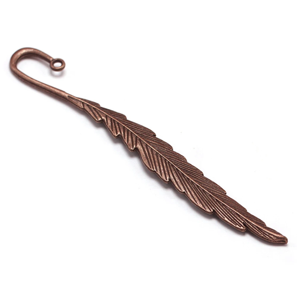 2 шт. офисная Закладка ретро изысканный сплав перо уникальный подарок кулон