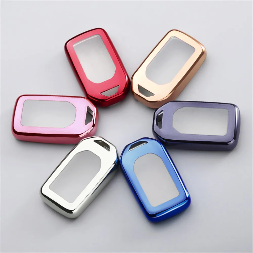 CHSKY Car Styling TPU key Cover Case For Honda XRV CRV Accord Crown Civiv Spirior Fit Jade Accessorie Key Shell | Автомобили и