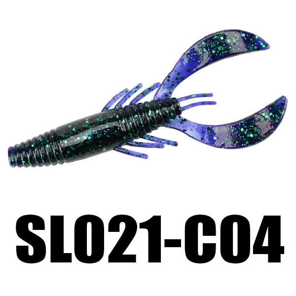 SeaKnight, Мягкая приманка SL021, 11,5 г, 110 мм, набор мягких рыболовных приманок, 16 шт., гибкая креветка, силиконовая приманка, приманка для ловли окуня для морской ловли карпа - Цвет: Тёмно-синий