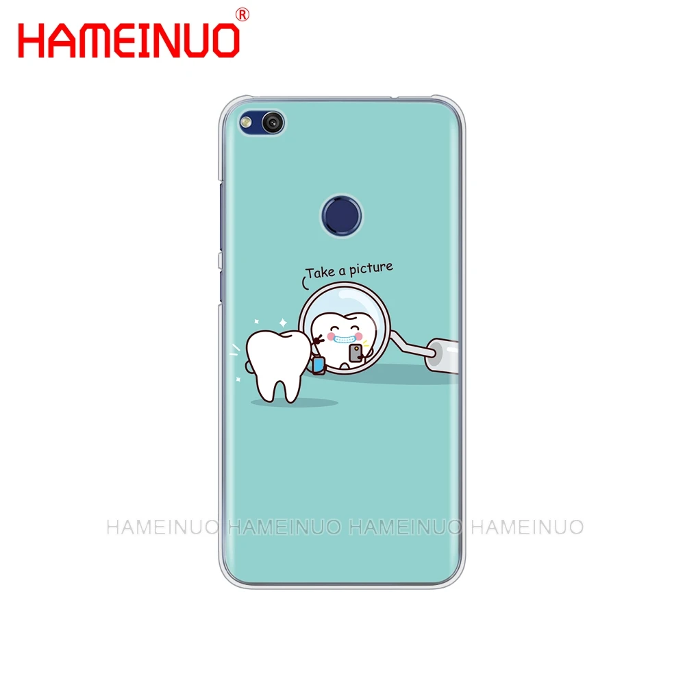 HAMEINUO Стоматолог Зубной венцом вставная челюсть чехол для телефона для huawei Ascend P7 P8 P9 P10 P20 lite plus pro G9 G8 G7 - Цвет: 41522