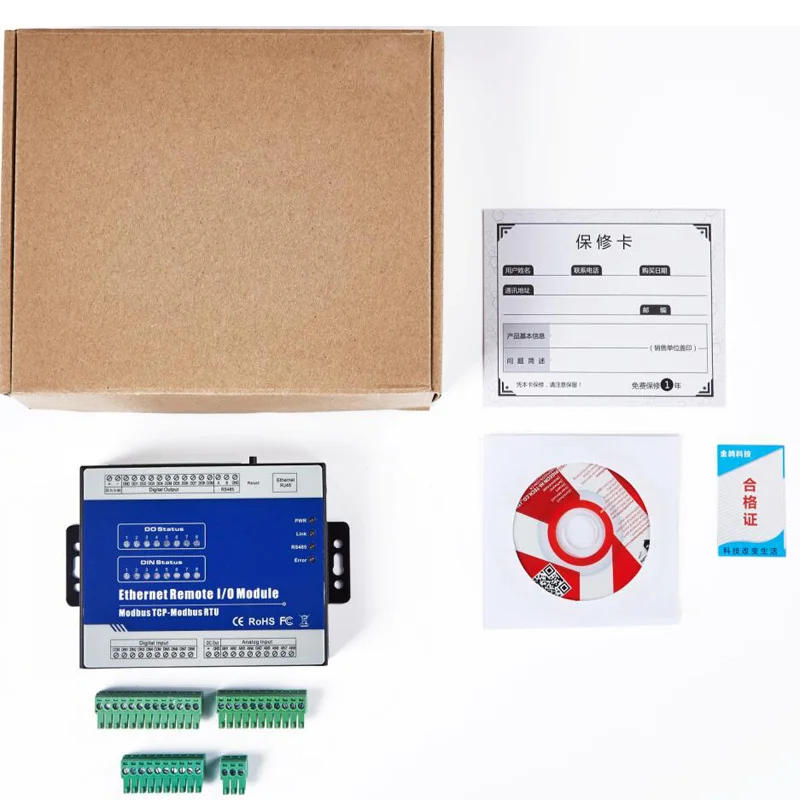 Ethernet Modbus RTU регистратор данных с Rs485 TCP преобразователи 8 изолированных аналоговых