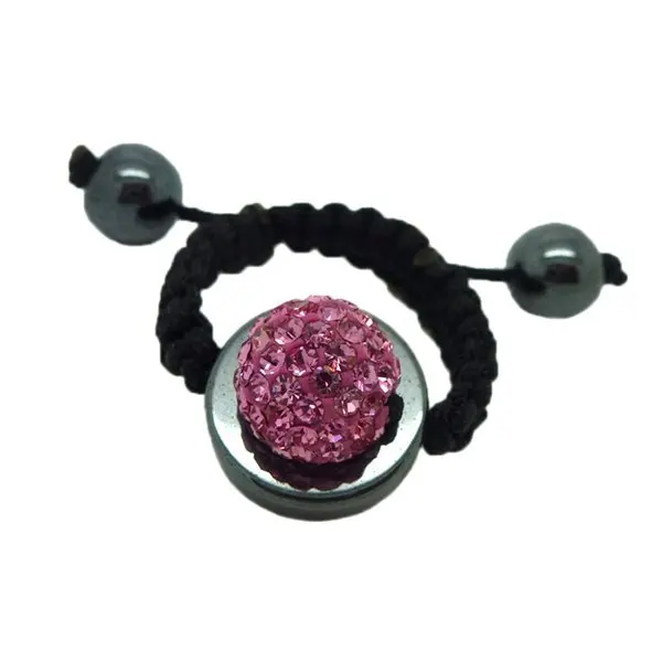 2012 Shamballa Ring jewelry Wholesale free shipping New Tresor Paris Micro Pave CZ Disco Ball Bead GR01 | Украшения и аксессуары