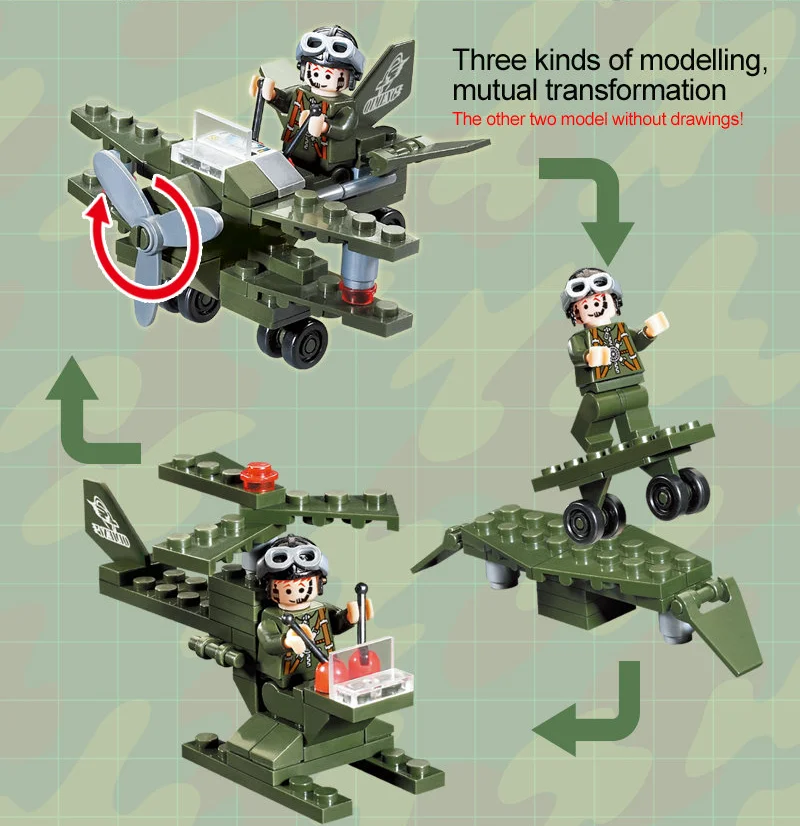 Enlighten модели Здание игрушка Совместимость с LEGO Лего Legos Конструктор E804 50 блок