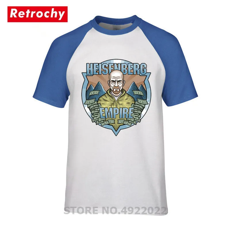 Лидер продаж Мужская футболка Breaking Bad heisenберга Повседневная Уличная с империей
