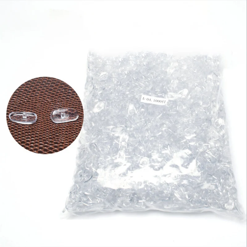 1000Pairs/lot  Nose Pads For Glasses  Anti Allergy Oval Nose Pad Peas For Eyeglasses Frame Nasal Bracket Eyewear Accessories