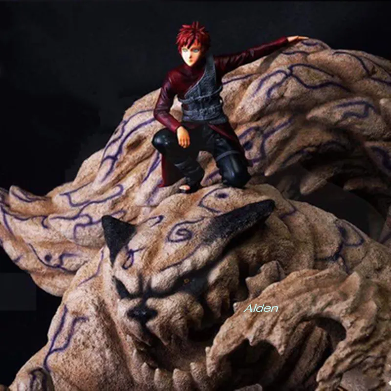 18 &quotНаруто Kazekage статуя Гаара грудь полная длина портрет GK повязка на голову