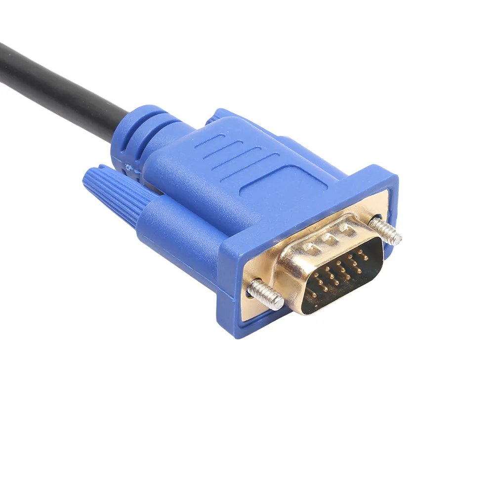 3 м 5 HDMI кабель к VGA адаптер цифровой 1080P HD с аудио конвертер разъем шнур для ТВ