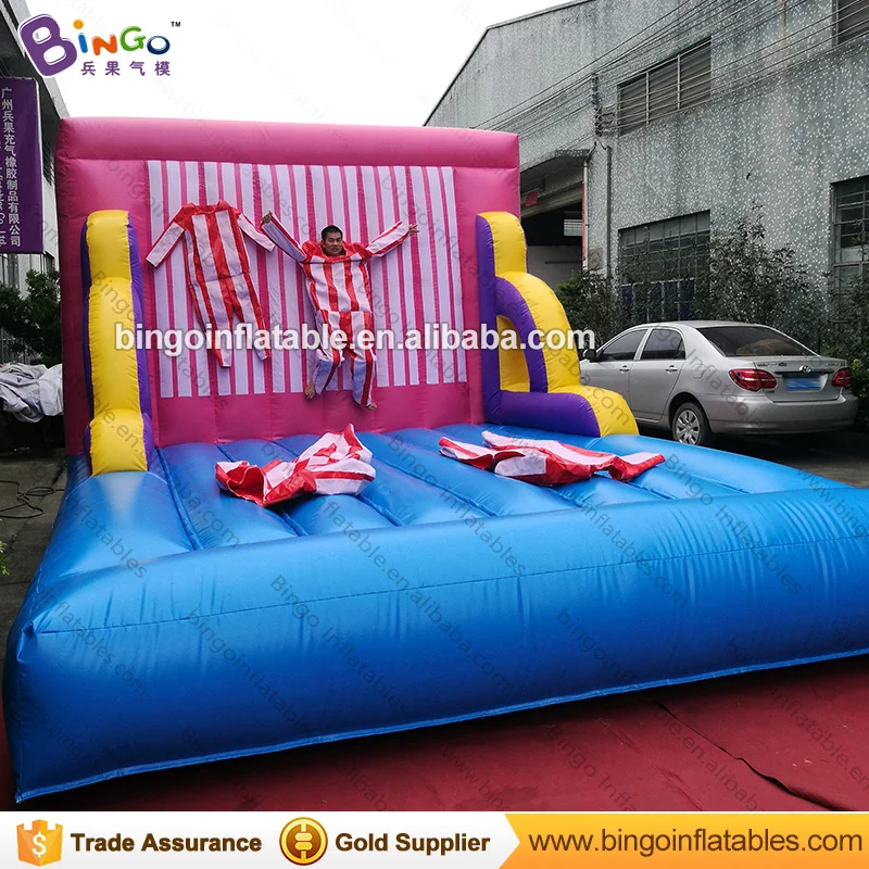 3x3x5 Meters Inflatable stick wall jumping bed with costumes FREE shipping fee | Игрушки и хобби