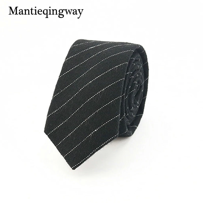 Бренд mantieqingway, клетчатые и полосатые мужские Узкие галстуки, модные клетчатые галстуки на шею, 6 см, узкие галстуки для мужчин, вечерние галстуки на шею