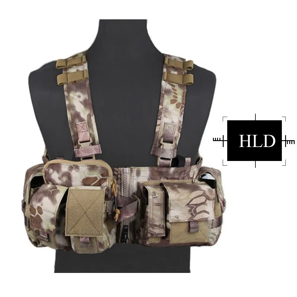 HLD EMERSONGEAR UW Gen V Сплит Передняя нагрудная установка для тела Броня страйкбол Пейнтбол боевой Молл жилет тактический нагрудная установка Мультикам EM7451 - Цвет: HLD