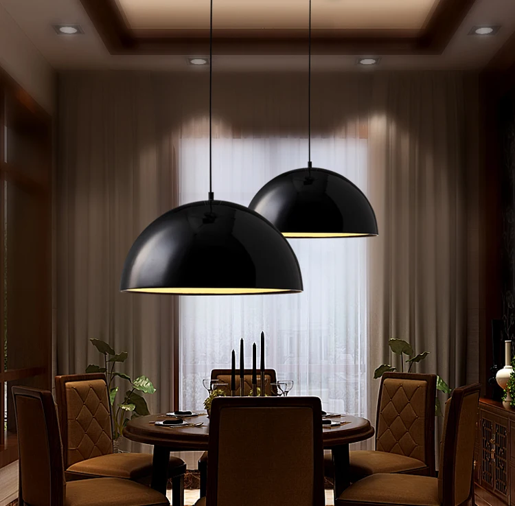 Современный блеск из смолы Led подвесные люстры свет простое небо Сад столовая