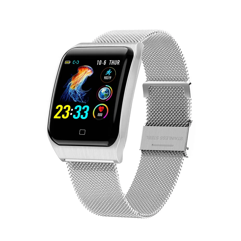 Смарт-часы Torntisc Health Heart Rate, кровяное давление, фитнес-трекер, умные часы для мужчин и женщин - Цвет: Белый