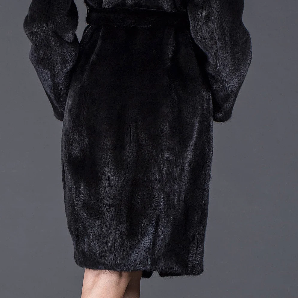 Продажа 2016 PHILLANO Шубы Из Натурального Меха Норки Скандинавия Дания Мех Зимнее