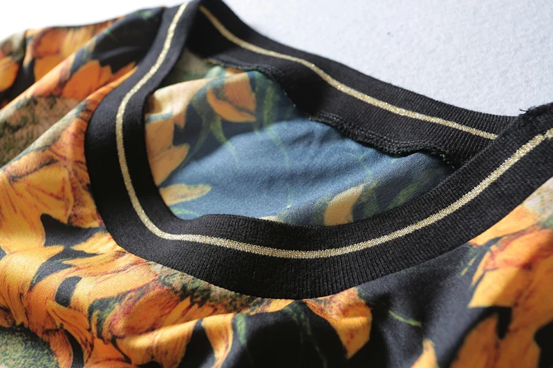 Женская футболка с длинным рукавом Unicorn летняя повседневная из шифона принтом и