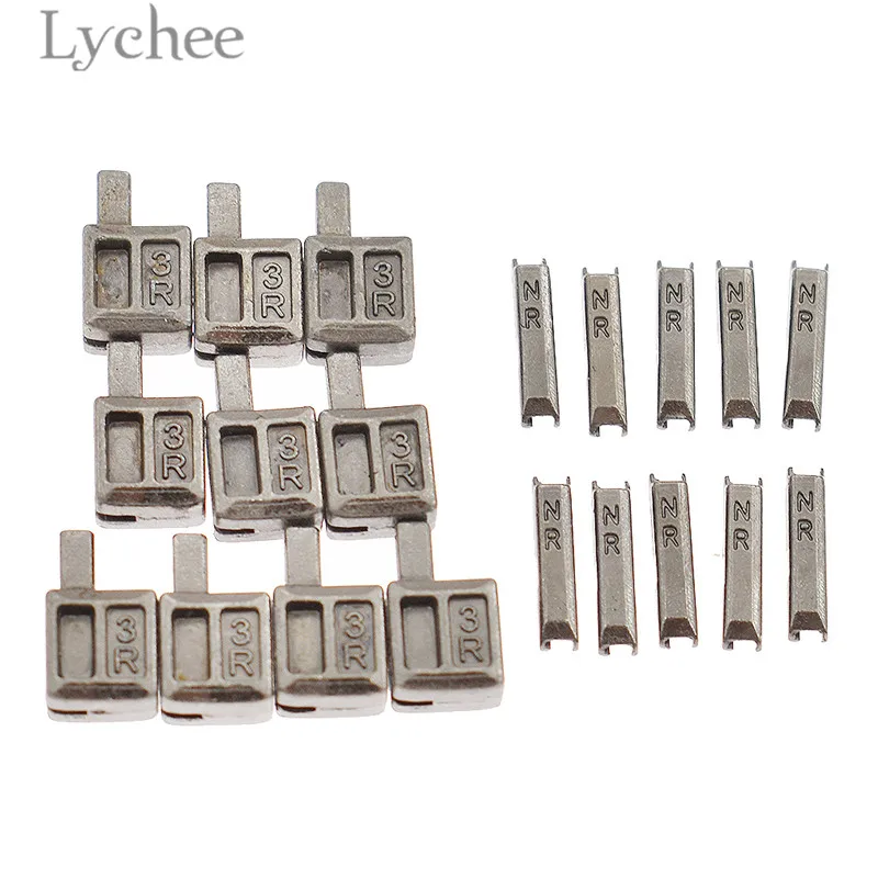 Lychee Life 10 комплектов 3 # металлическая застежка молния с открытым концом DIY