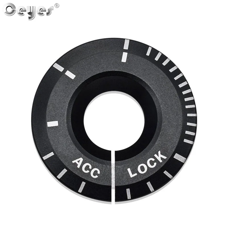 Black Start Ring Ceyes автомобильный двигатель стартовый ключ переключатель кольцо Стильный чехол для Volkswagen Polo Golf 6 VW Passat B6 для Audi A4 A6 Авто декоративная крышка - Название цвета: Black Start Ring