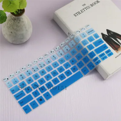 Gradient blue Цветной силиконовый чехол для клавиатуры DELL XPS 13 9370/XPS 13 9365 13-9365 13-9370-R1605G 13,3 дюймов ноутбук - Цвет: Gradient blue