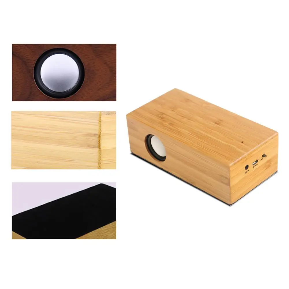Мини Деревянный инновационный громкоговоритель Индуктивный беспроводной